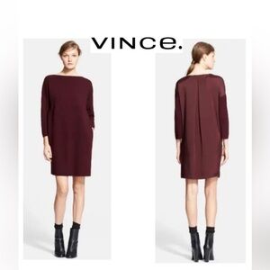 Vince different color wool dress.